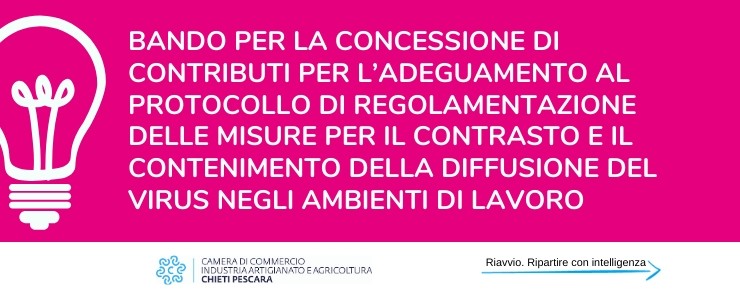 Bando Misure di contenimento sui luoghi di lavoro: pubblicato il primo elenco di imprese