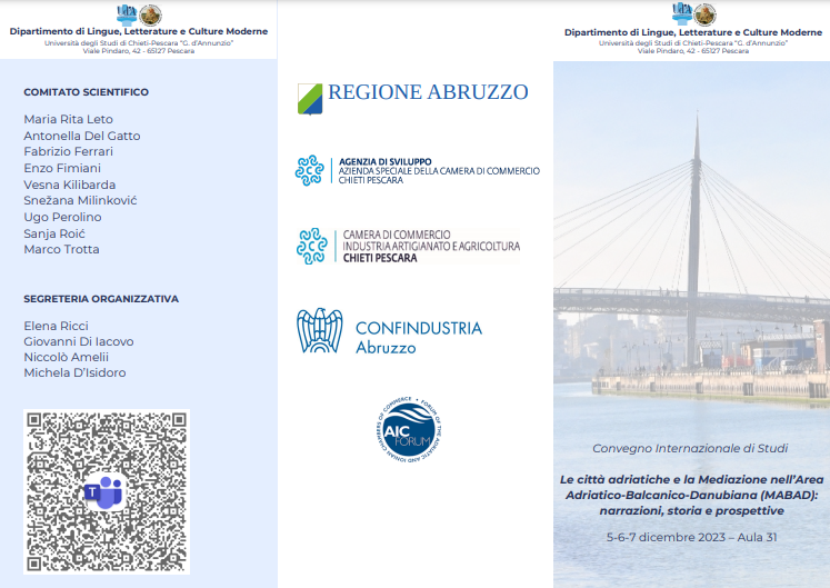 Le citt&agrave; adriatiche e la Mediazione nell\'Area Adriatico-Balcanico-Danubiana (MABAD): narrazioni, storia e prospettive
