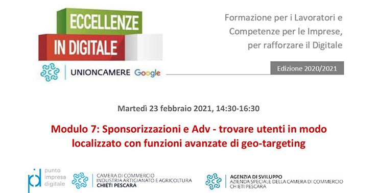 Eccellenze in digitale: ADV e sponsorizzazione