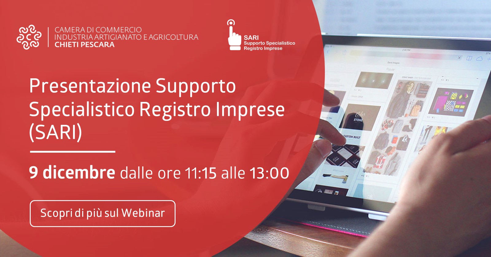 Presentazione SARI - Supporto Specialistico Registro Imprese