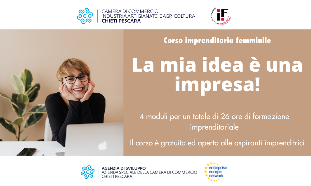 Percorso formativo: la mia idea &egrave; una impresa!