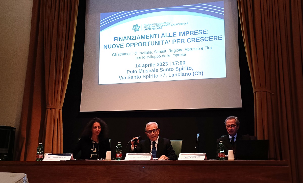 Finanziamenti: presentate a Lanciano le nuove opportunit&agrave; per le imprese
